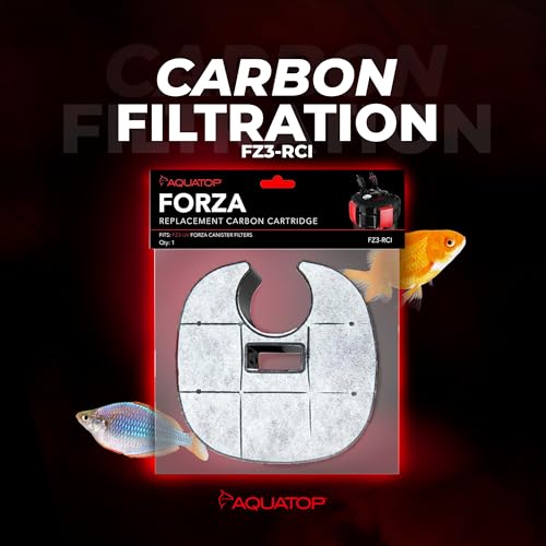 Aquatop Carbon Filter Alternative Cartridges – Suitable with Forza FZ3 Canister Filters – Successfully Manages Grime and Waste – Easy Set up – Mannequin FZ3-RCI