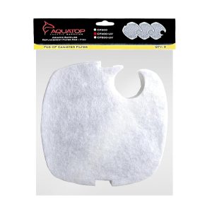 Aquatop Alternative White Filter Pads – Ensures Crystal Clear Water – Cartridge Designed for Grime and Waste – Successfully Controls Natural Waste Particles