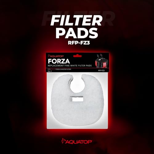 Aquatop RFP-FZ3 High-quality White Filter Pads – Appropriate with FZ3-UV Canister Filters – Efficient at Eradicating High-quality Particles – Maintains Clear Water – Easy Set up – Set of two