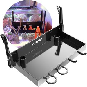 FL!PPER Flipper Tank Buddy – Organizer for Fish Tank Equipment, Aquarium Provides, Saltwater Aquarium Instruments, and Cleansing Gear